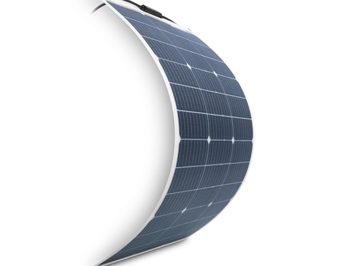 DEWIN Panel Solar Flexible Panel Solar monocristalino 150W Panel Solar Flexible 20A Controlador Solar 10M Cable de extensión para Barco con Autocaravana 